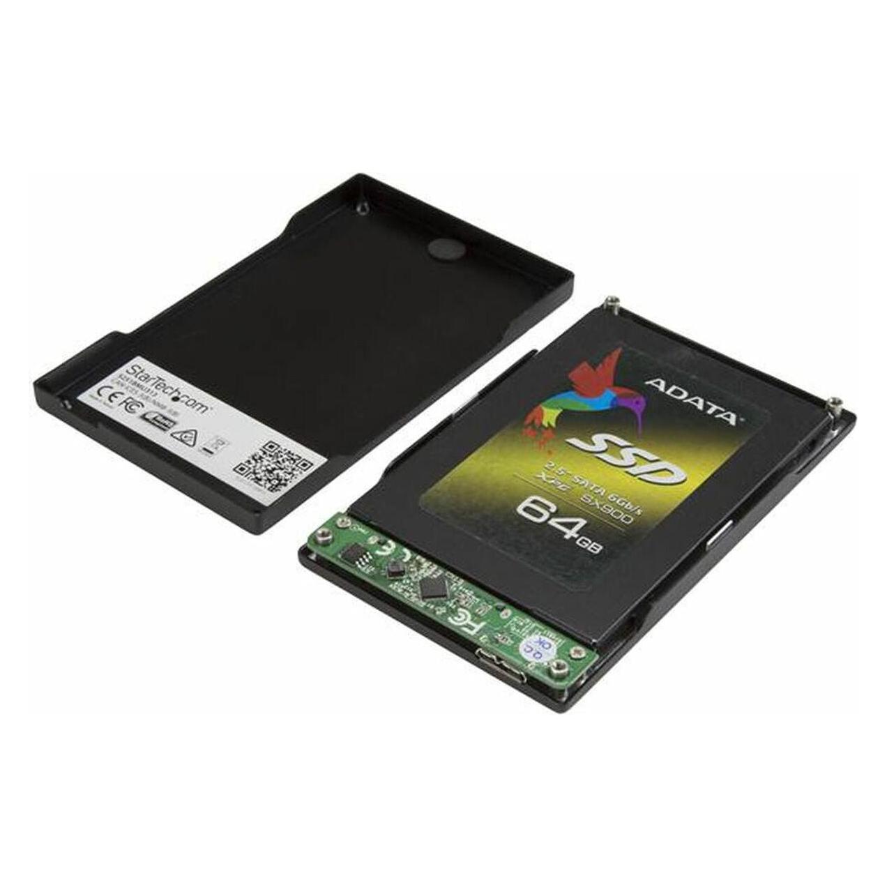 StarTech USB 3.1 Singledrive Enclosure (2.5") (S251BMU313)