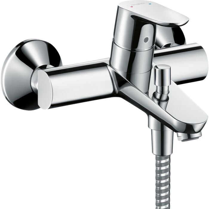 Hansgrohe Focus Wannenarmatur 31940000 Aufputz, chrom