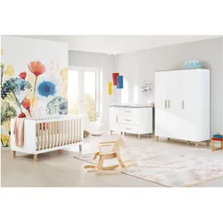 Pinolino, Komplett-Babyzimmer, Kinderzimmer-Set „Lumi” extrabreit gross, 3-tlg.