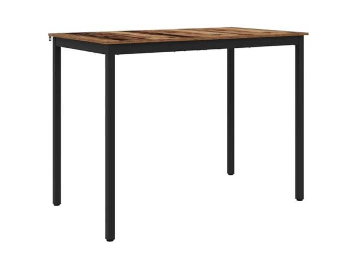 HAQWRDQSG Stehtisch Esstisch 140x80x105 cm Rechteckig Holzwerkstoff Moderner Bistrotisch mit Metallbeinen für Küche und Esszimmer. Vielseitig nutzbar für Mahlzeiten und gesellige Abende.