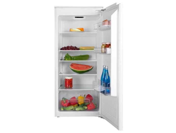 AMICA Einbaukühlschrank, Energieeffizienz: E, weiß, Rechtsanschlag, wechselbar, Kühlschränke, Leise, übersichtlich, praktisch – frische Vorräte immer im Blick, Einbaukühlschrank