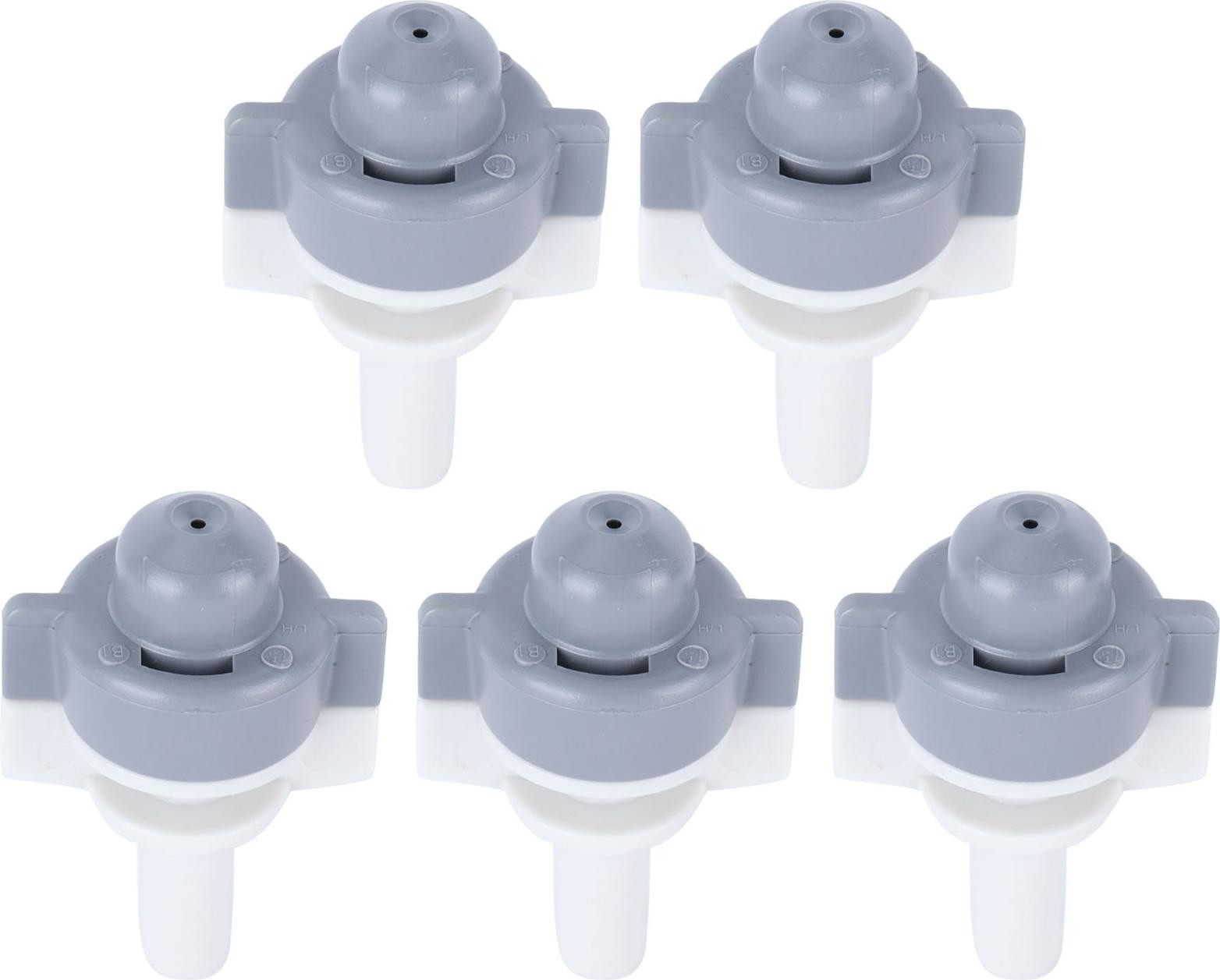 Cocosity 5 stuks spuitkop voor tuinieren, grijs