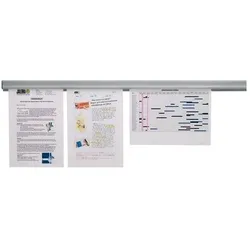 Tarifold, Zubehör Präsentieren, Präsentationsleiste Djois Grip Silber 120 cm