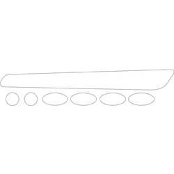 BBB CYCLING Kettenstrebenschutz Folie Bikeskin transparent BBP-50