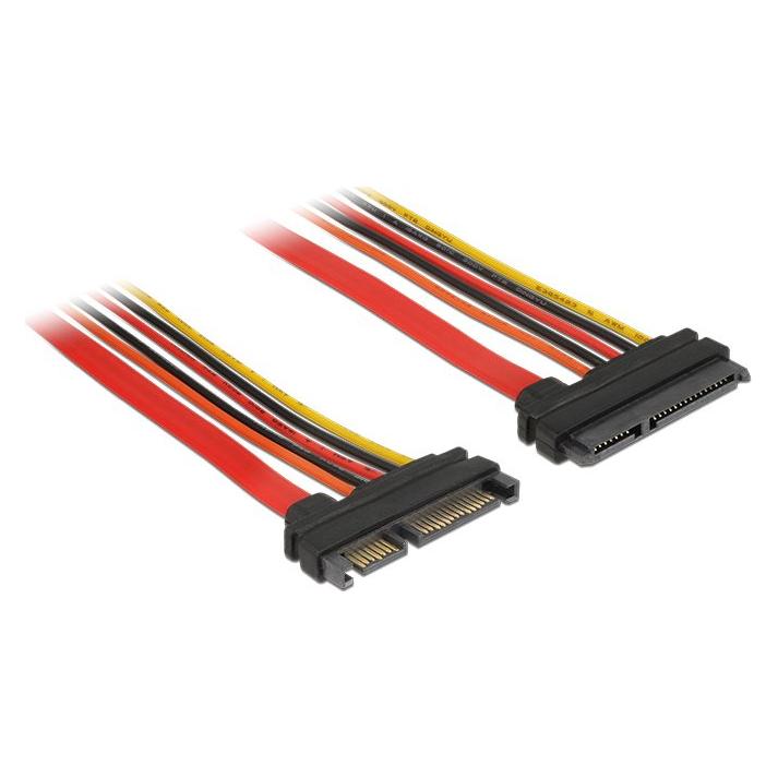 Delock Kabel Serial ATA und Power, intern (10 cm, SATA) (84917)