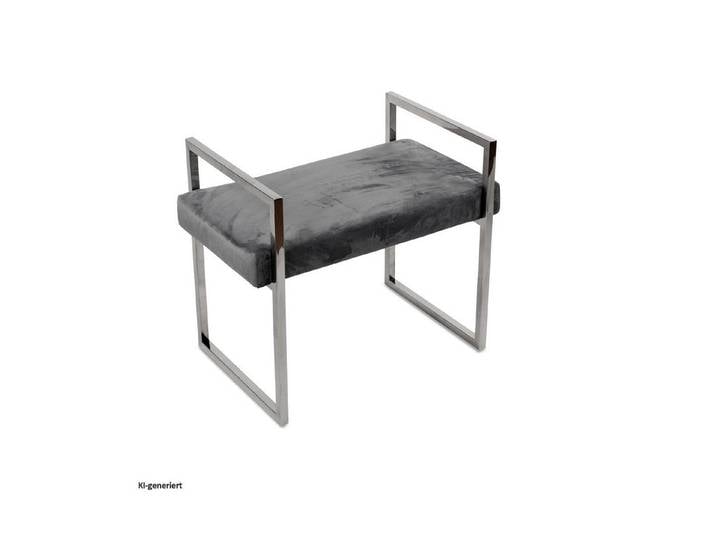 formano Hocker Hocker Edelstahl mit Samtpolster (1 St)