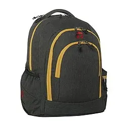 Take it Easy Berlin Nero Grau Schulrucksack