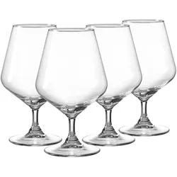 Ritzenhoff & Breker Schwenkglas 4er Set Rumba, Spirituosenglas, Glas, Klar, 350 ml, 820362, Cocktailgläser, Transparent