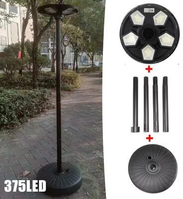 Uplifted Goods Motion Sensor Solar Floor Lamp For Outdoor Security And Emergency Use k
