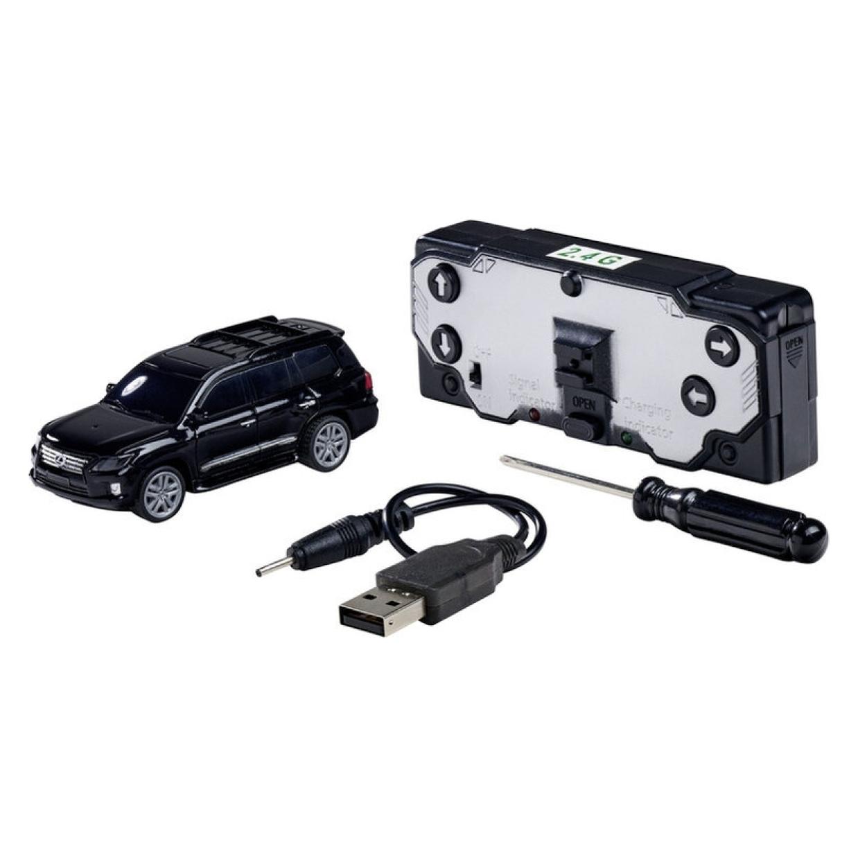 Carson 1:64 Nano Racer Lexus LX570 schwarz (500404336)