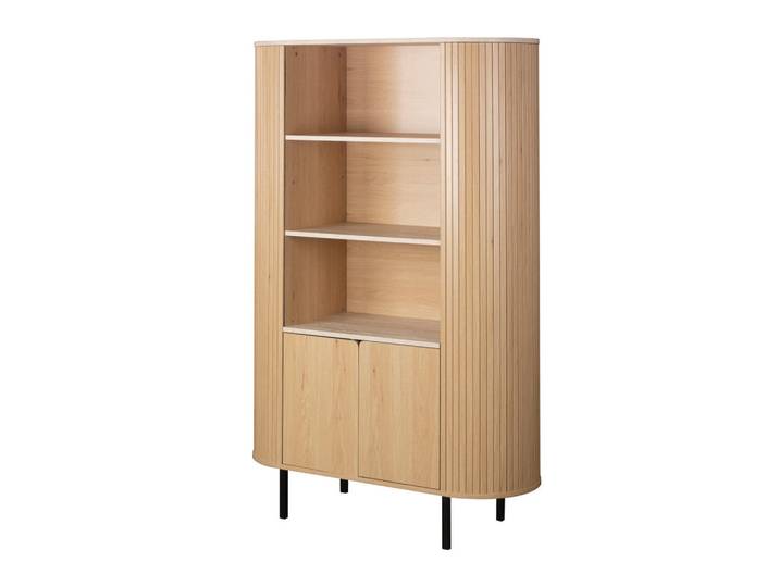 Mid.you Highboard, Eichefarben, Metall, 100x160x40 cm, stehend, Kleinmöbel, Kommoden, Highboards