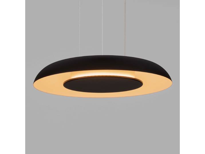 Suspension Epos Ø 40cm Noir/Noir Aluminium LED non-remplaçables Module LED
