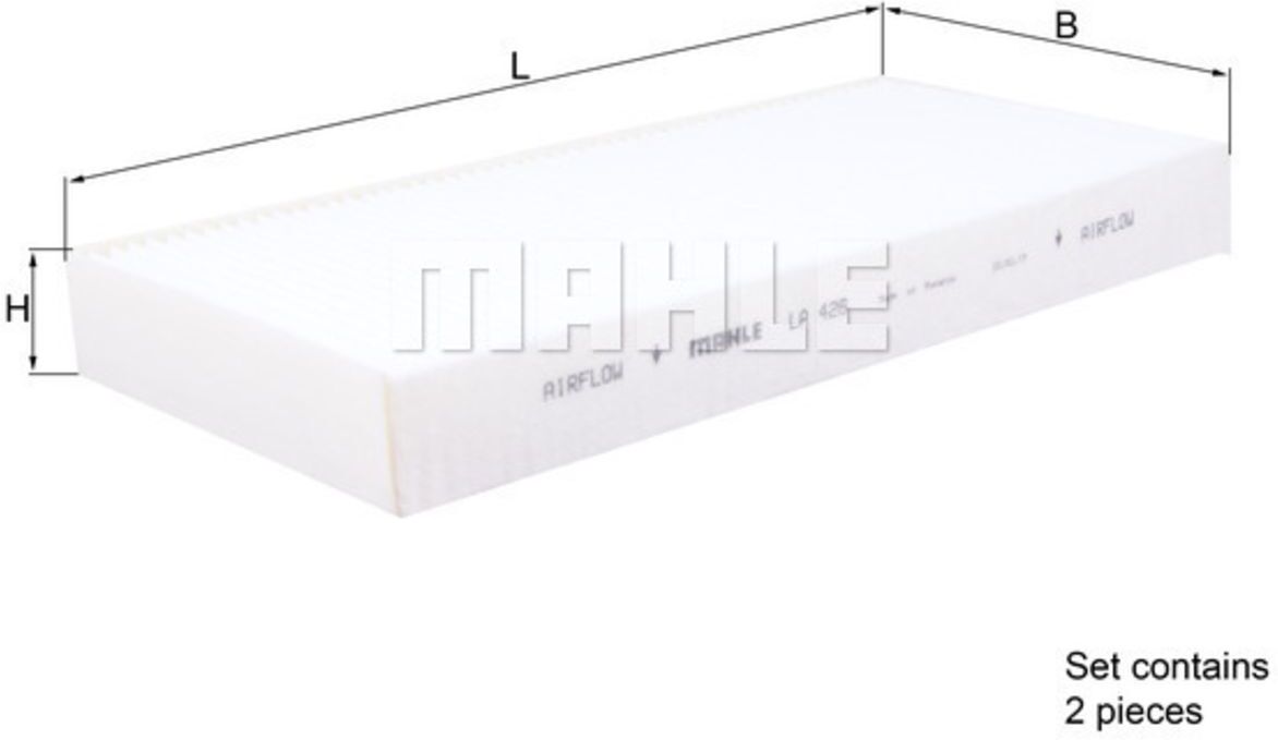 Knecht Filtro cabina LA 426/S