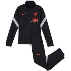 Nike FC Liverpool Strike Trainingsanzug Kinder schwarz/grau S