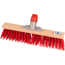 GUT&GÜNSTIG Besenkopf Holz rot