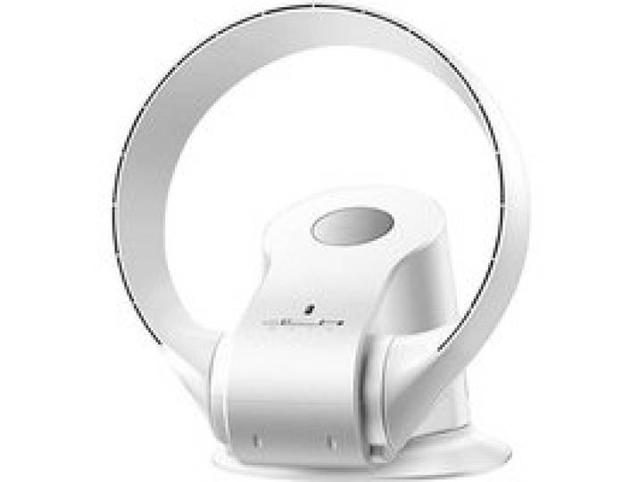 Ventilateur sans pales 9 vitesses – Mural/Bureau – Télécommande – Blanc