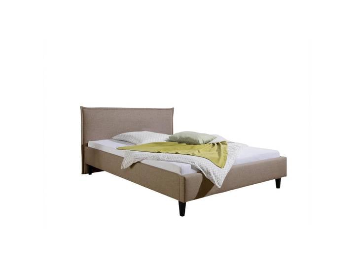 Livetastic Polsterbett Roswell, Hellbraun, Holz, Buche, massiv, 100 cm, Made in Germany, für Lattenrost geeignet, Schlafzimmer, Betten, Polsterbetten