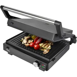BIKITCHEN grill 200 Kontaktgrill, 1800 W, Thermostat, schwarz matt
