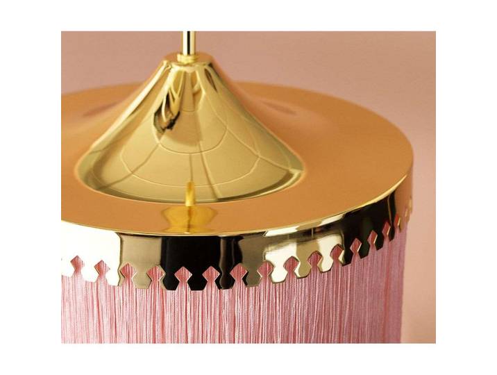 Fringe Pendelleuchte Ø20 Pale Pink - Warm Nordic - Wohnzimmer - Vintage - Metall