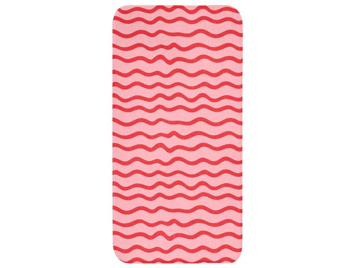 OnlyWow Badematte Verspielt - Muster - Rot Badteppich 60x120 cm, Rosa, Füllung: Polyurethan (Pur), Rechteckig, 60x120 cm, Heimtextilien, Badtextilien, Badematten