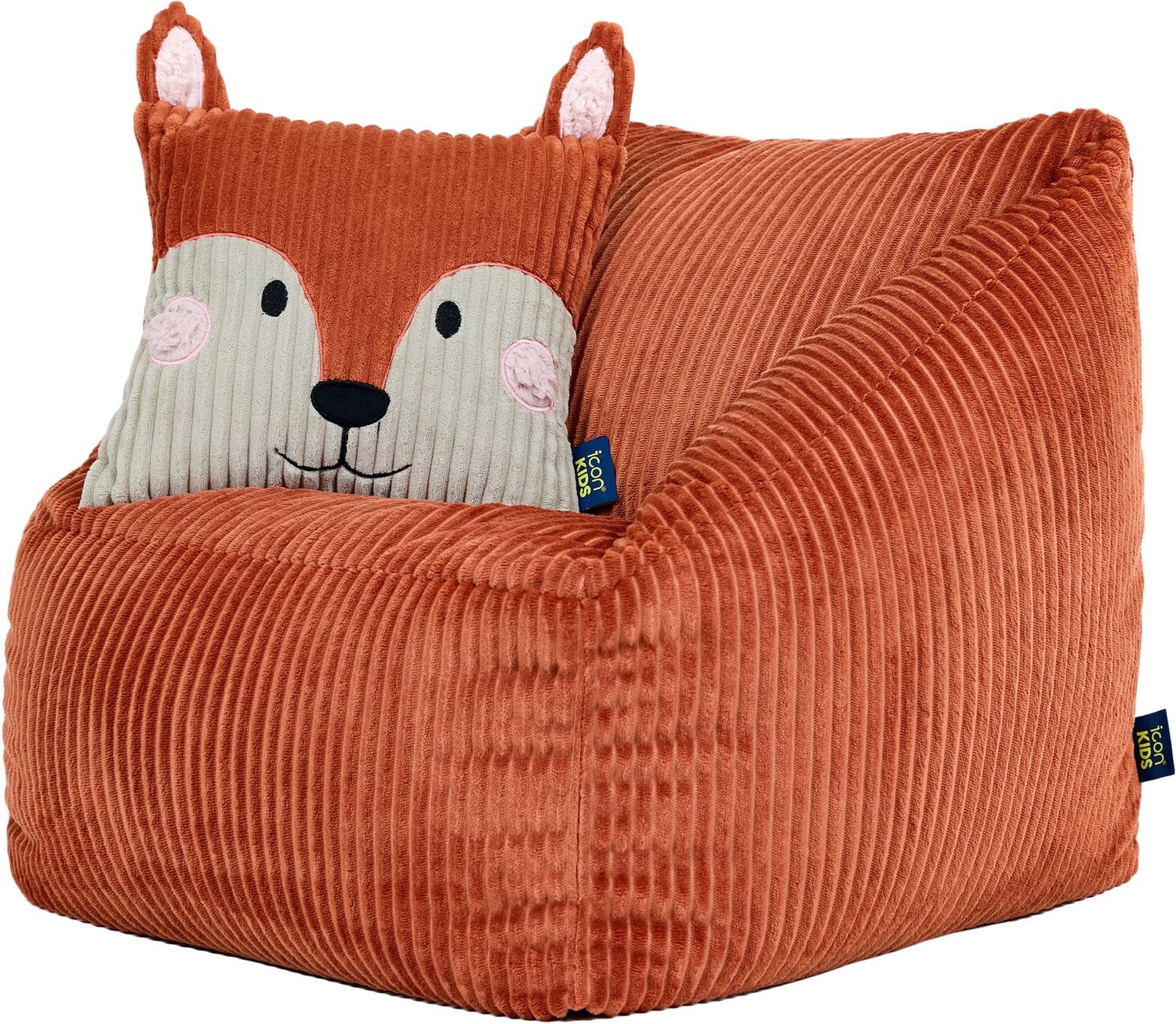 icon Natalia Kinderzitzak met Vos Kussen - Corduroy - Terracotta