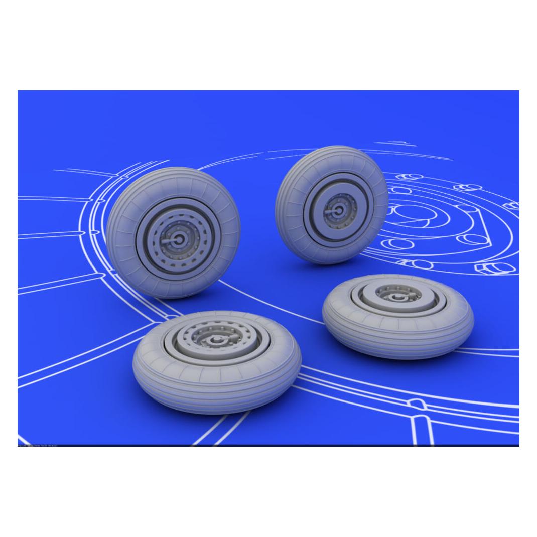 Eduard MiG-15 wheels for (672007)