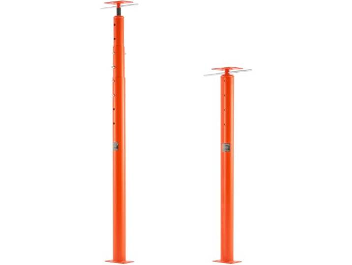 VEVOR Cric de Sol de Maison\, Hauteur 137\,16-381 cm\, Cric de Plancher sous-Sol Réglable pour Nivellement\, Capacité Charge 5080\,23 kg\, Poteau Support Levage Télescopique Acier pour Support Temporaire