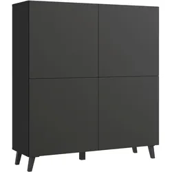 Highboard Phuket Schwarz