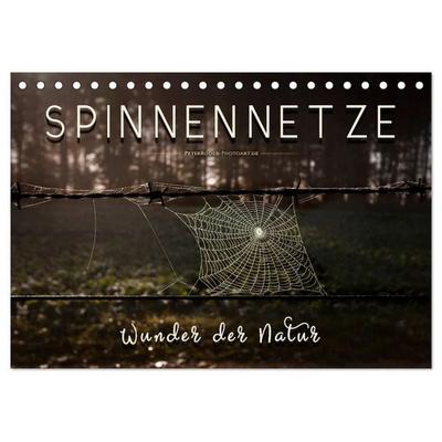 Spinnennetze - Wunder der Natur (Tischkalender 2027 DIN A5 quer), CALVENDO Monatskalender