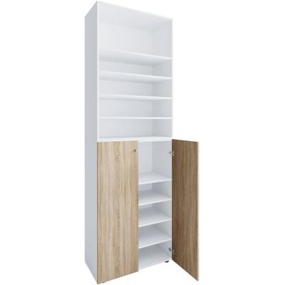 XL Holz Großer Schuhschrank Schuhkommode Lona 10