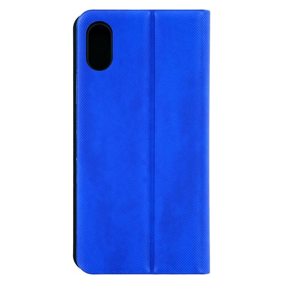 prio Book Case Fashion für iPhone XS/X blau-schwarz (Apple iPhone X, Apple iPhone XS) (PBC-1207)
