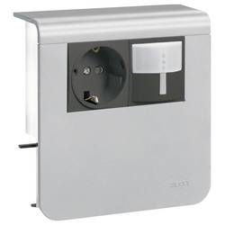HAGER SL20080926D1 Elektro-Sockelleisten-Zubehör SL 20080926D1 alu Steckdosencontainer Aluminium 1 St.