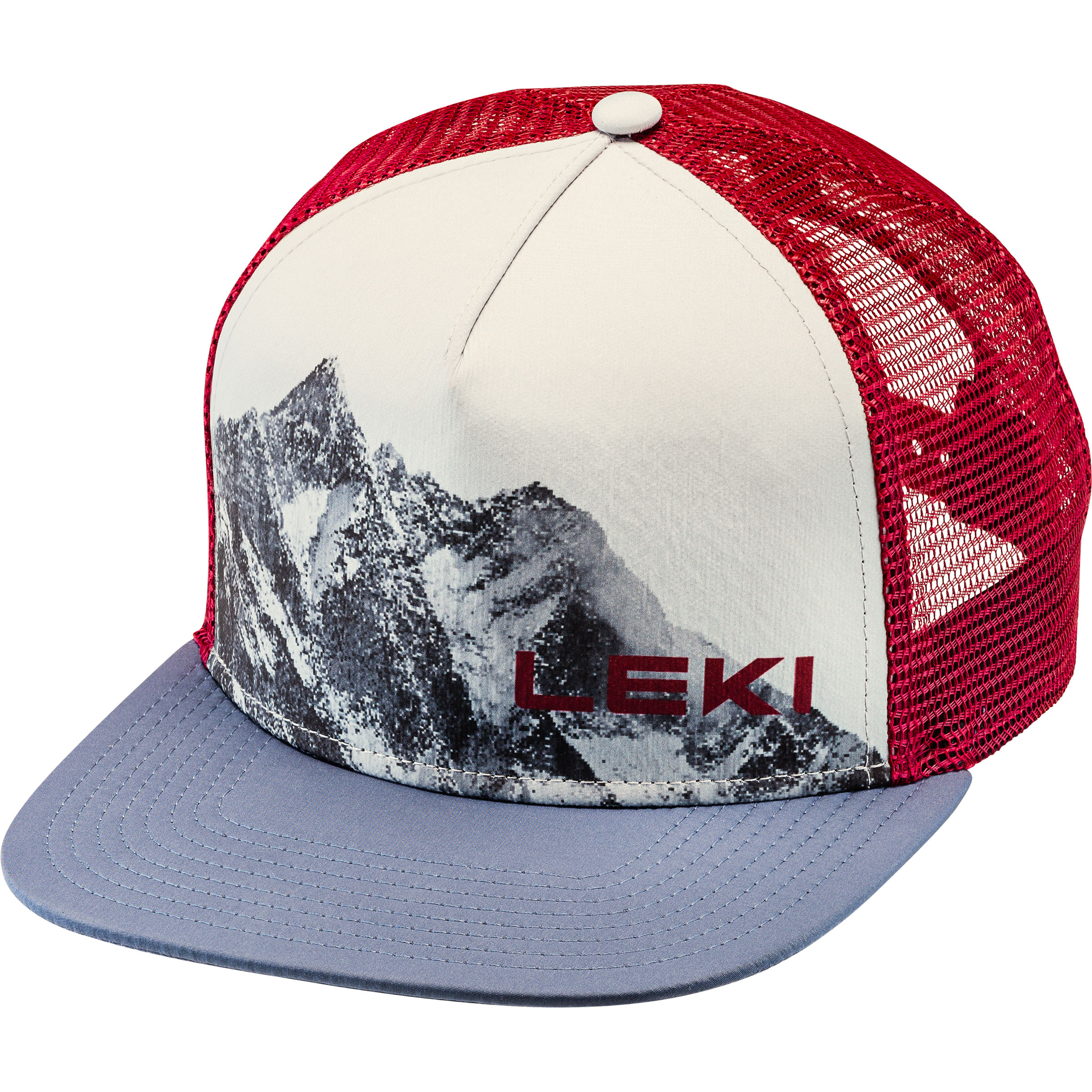 Leki Logo Cap Basecaps grau Lifestyle Elastisch
