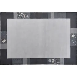 THEKO Teppich Royal Ganges 991 640 silber Ø 150 cm