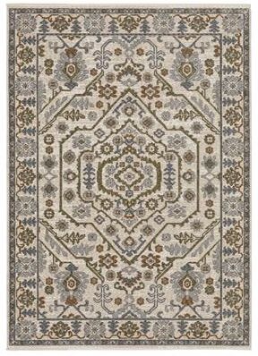 Style Haven Henretta Global Layered Medallions Fringe Edge Area Rug-
