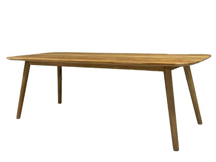 Natur24 Esstisch Lugano Tisch 240x100x78 cm Teak Natur