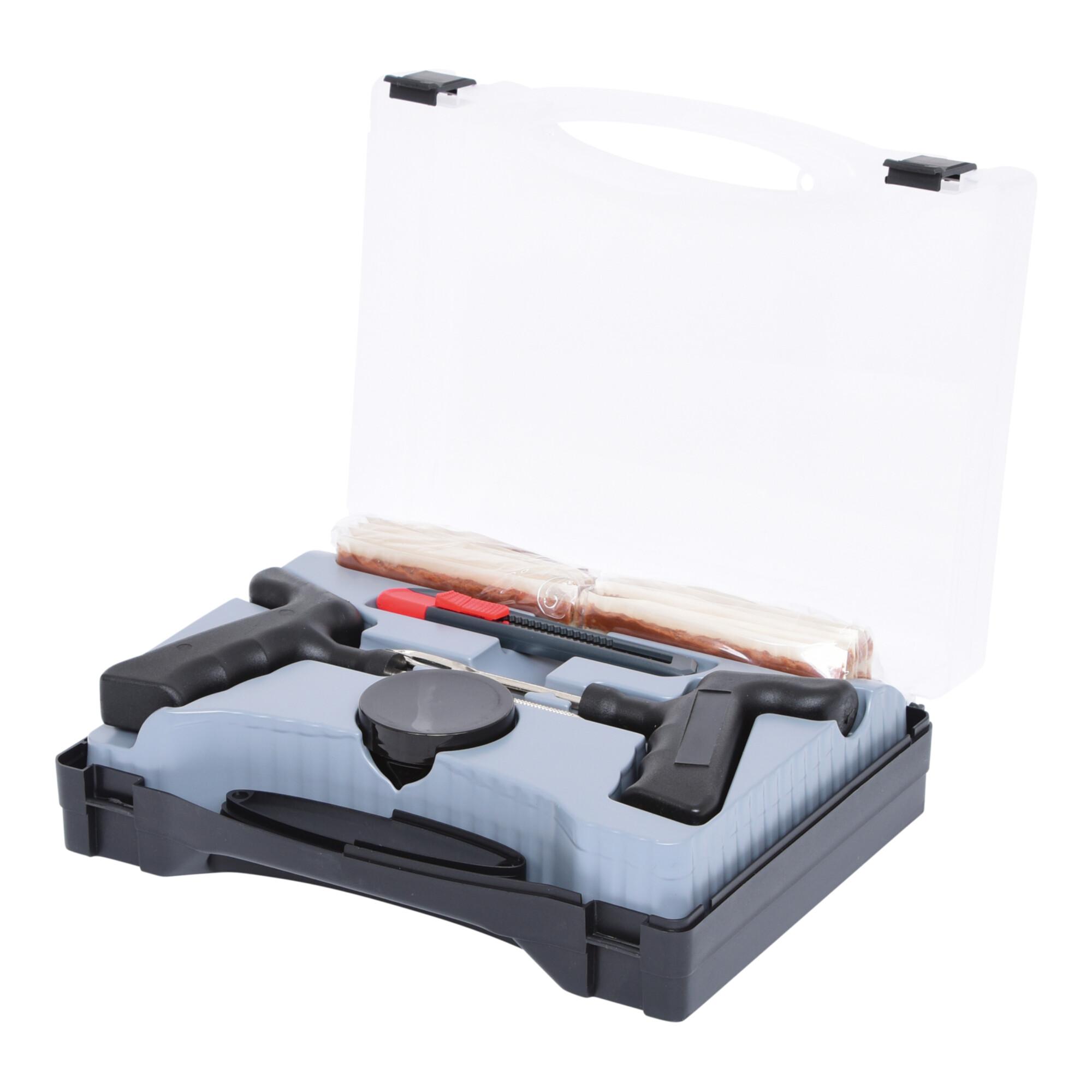 KS Tools Reifenvulkanisier-Satz für KFZ aus Gummi und Metall 5-teilig 100 mm Fäden, 1501070 (150.1070)