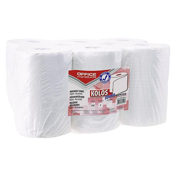 Office Products Zellstoff-küchentücher kolos junior, 2-lagig, 300 blatt, 6 rollen (6x) (47273949)