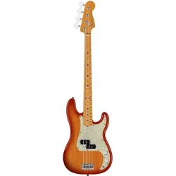 Fender American Pro Precision Bass MN Aged Cherry Burst - E-Bass