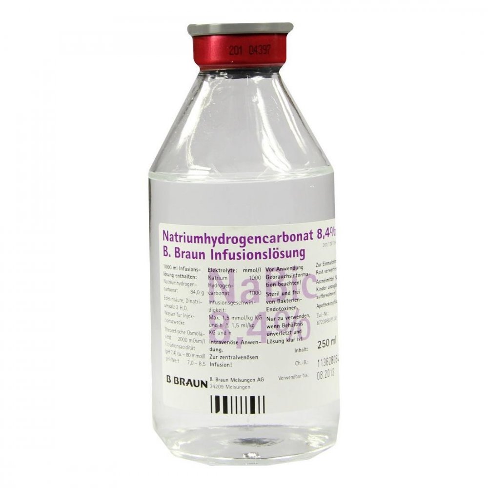 B. Braun Melsungen AG Natriumhydrogencarbonat B.braun 8,4% Glas 01579775