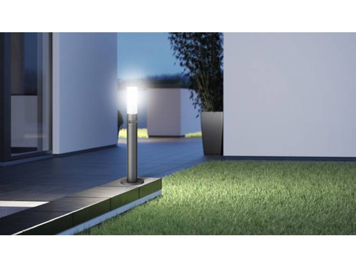 Steinel LED Lampe d'allée à détecteur 8\,5W 575 lm 3000 K blanc chaud 780x180 mm GL 65 S anthracite