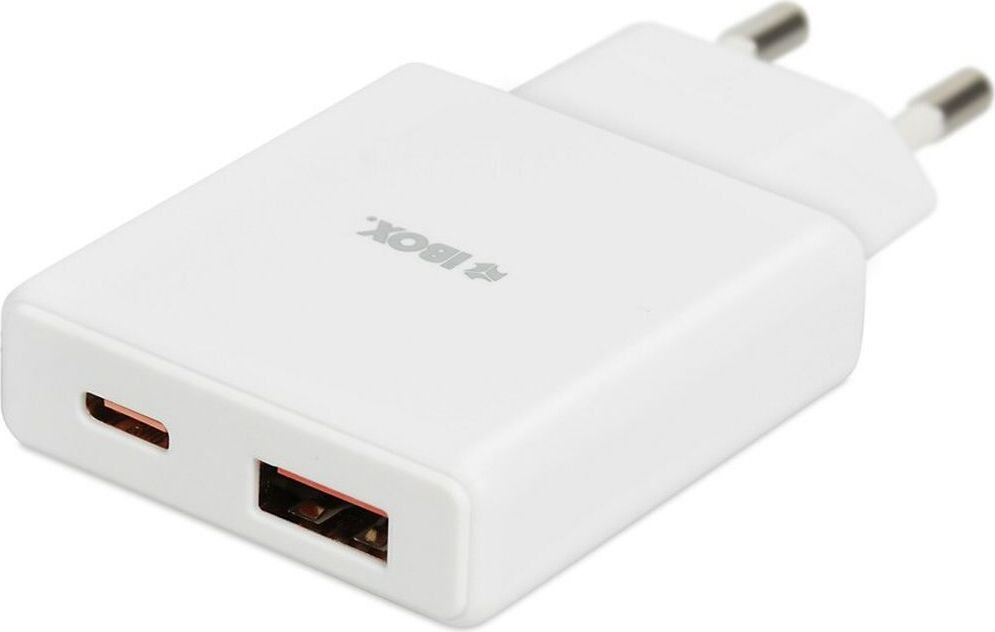 iBOX C-43 Slim GaN PD30W Wandlader - Wit