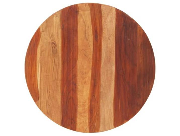 Runde Tischplatte Massivholz Akazie 70 cm, 25-27 mm ne Akazienholz, leichte Reinigung, rustikaler Charme, einzigartige Farbe, für Zuhause und Geschäftsräume