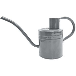 Kent&Stowe Gießkanne 736484, grau, Stahl, mit langem Ausgießer, 1 Liter