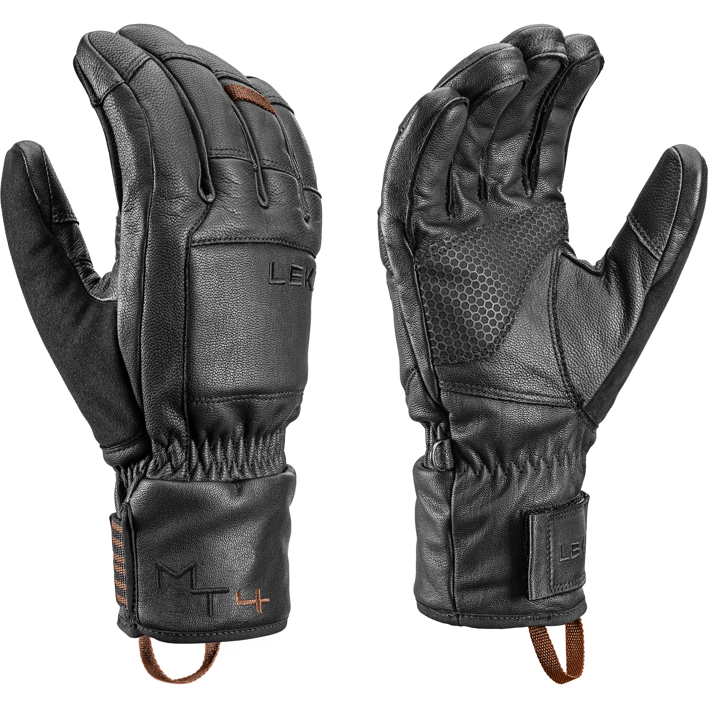 Leki Montera Prime Skihandschuhe braun Größe 10.5 Trekking Wasserabweisend Wasserabweisend