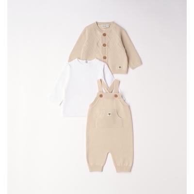 Shorts IDO "BABY BOY SET", Mädchen, Gr. 86, EURO-Größen, beige, 100% Baumwolle, Hosen Shorts