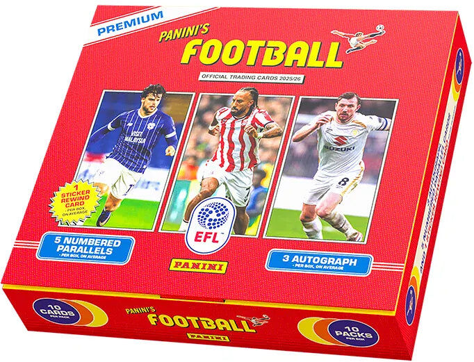 Panini Football EFL 2025/26 Official Trading Cards - Premium Box