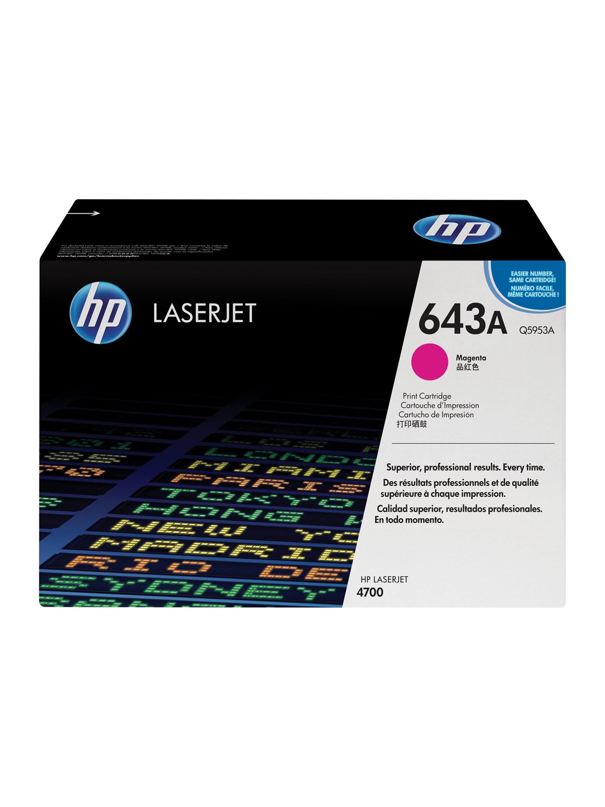 HP 643A / Q5953A Magenta Toner - Tonerpatrone Magenta
