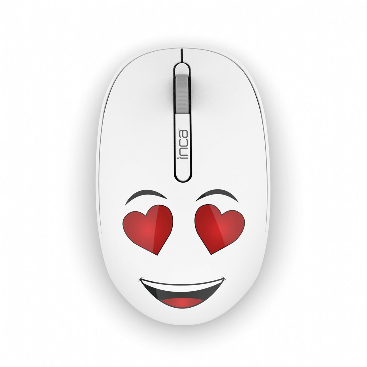 INCA Wrls Maus 1200DPI/3Tasten/2.4GHzUSB-A WEENY Emoji ws