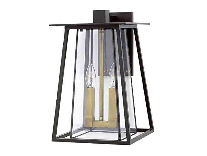 Elstead HK/WALKER2/L Walker 2 Licht Grote Wandlantaarn In Buckeye Brons - Hoogte: 381mm